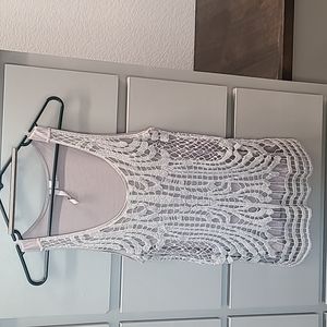 LAUREN CONRAD METALLIC TOP